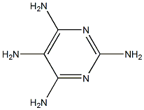pyrimidine-2,4,5,6-tetraamine Struktur