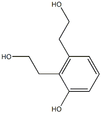 2,3-BIS (2-HYDROXYETHYL) PHENOL,,结构式