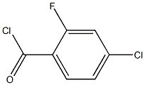 4-CHLORO-2-FLUOROBENZOIC ACID CHLORIDE,,结构式