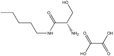 L-SERINE-N-PENTYLAMIDE OXALATE,,结构式