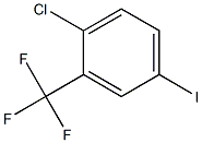 4-CHLORO-3-TRIFLUOROMETHYLIODOBENZENE Struktur