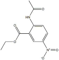 2-ACETAMIDO-5-NITROBENZOIC ACID ETHYL ESTER Struktur