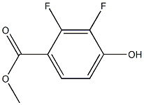 2,3-DIFLUORO-4-HYDROXYBENZOIC ACID METHYL ESTER Structure