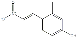 1-(4-HYDROXY-2-METHYLPHENYL)-2-NITROETHENE Structure