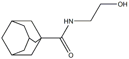 N-(2-HYDROXYETHYL)ADAMANTANE-1-CARBOXAMIDE 化学構造式