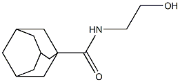 N-(2-HYDROXYETHYL)ADAMANTANE-1-CARBOXAMIDE,,结构式