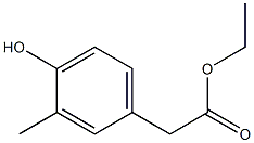 2-(4-HYDROXY-3-METHYLPHENYL)ACETIC ACID ETHYL ESTER Struktur