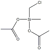 CHLOROMETHYL(METHYL)DIACETOXYSILANE,,结构式