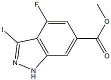 4-FLUORO-3-IODO-6-METHOXYCARBONYLINDAZOLE