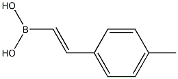 (E)-2-P-TOLYLETHENYL-1-BORONIC ACID Structure