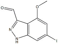 6-IODO-4-METHOXYINDAZOLE-3-CARBOXYALDEHYDE|