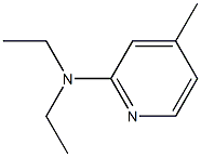 2-(DIETHYLAMINO)-4-METHYLPYRIDINE,,结构式