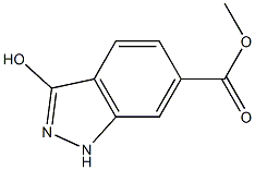 3-HYDROXYINDAZOLE-6-CARBOXYLIC ACID METHYL ESTER Structure