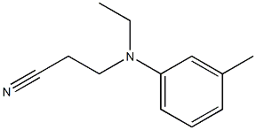 ETHYLCYANOETHYL-M-TOLUIDINE,,结构式