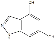 4,6-DIHYDROXYINDAZOLE Structure