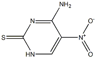 4-AMINO-5-NITRO-2-THIOPYRIMIDINE,,结构式