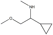 1-cyclopropyl-2-methoxy-N-methylethanamine 化学構造式