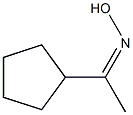 1-CYCLOPENTYL-ETHANONE OXIME,,结构式