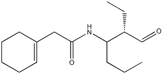 2-Cyclohex-1-En-1-yl-N-[(2S)-2-Formyl-1-Propylbutyl]Acetamide,,结构式