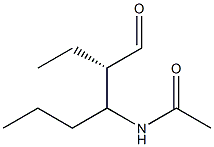 N-[(2S)-2-Formyl-1-Propylbutyl]Acetamide 化学構造式