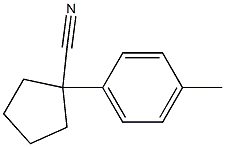 1-对甲苯基环戊腈, , 结构式