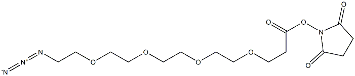 15-Azido-4,7,10,13-tetraoxa-pentadecanoic acid succinimidyl ester|