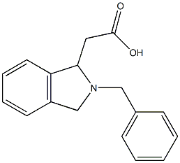 2-(2-BENZYLISOINDOLIN-1-YL)ACETIC ACID 化学構造式