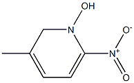 1-HYDROXY-2-NITRO-5-METHYLPYRIDINE 化学構造式