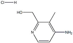 4-AMINO-3 -METHYL 2-HYDROXYMETHYL PYRIDINE.HCL 结构式