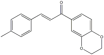(E)-1-(2,3-dihydrobenzo[b][1,4]dioxin-6-yl)-3-p-tolylprop-2-en-1-one