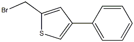 2-(bromomethyl)-4-phenylthiophene Structure