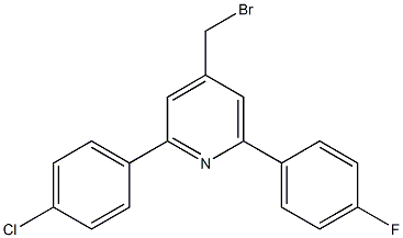  4-(bromomethyl)-2-(4-chlorophenyl)-6-(4-fluorophenyl)pyridine