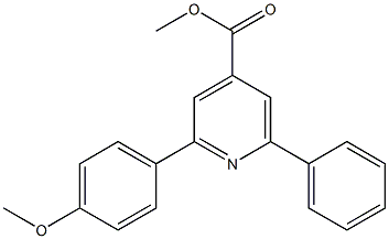 methyl 2-(4-methoxyphenyl)-6-phenylpyridine-4-carboxylate|