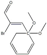 A-BROMO-1,1-DIMETHOXY-CINNAMALDEHYDE Struktur