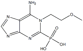PHOSPHONO METHOXY ETHYL ADENINE Struktur