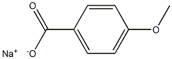 SODIUM 4-METHOXY BENZOATE Struktur