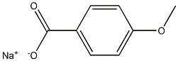 SODIUM 4-METHOXY BENZOATE 化学構造式