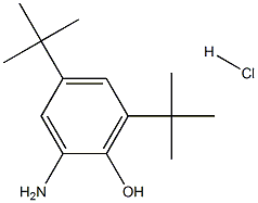 2-AMINO-4,6-DI-TERT-BUTYLPHENOL HYDROCHLORIDE Structure