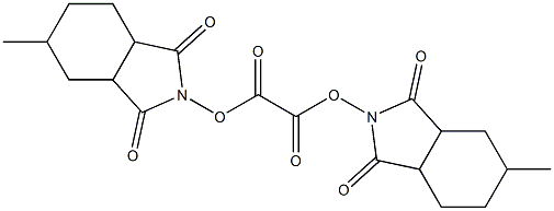 O,O''-OXALYLBIS(N-HYDROXY-4-METHYLHEXAHYDROPHTHALIMIDE),,结构式