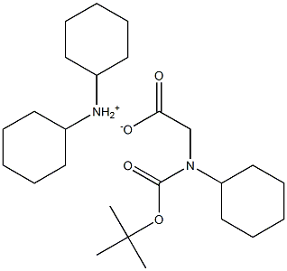 Boc-L--cyclohexylglycine  dicyclohexylamine salt 结构式