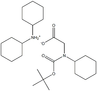 Boc-L--cyclohexylglycine  dicyclohexylamine salt Structure