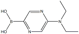 5-DIETHYLAMINOPYRAZINE-2-BORONIC ACID,,结构式