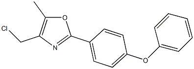 4-(CHLOROMETHYL)-2-(4-PHENOXYPHENYL)-5-METHYLOXAZOLE