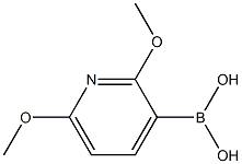 (2,6-DIMETHOXYLPYRIDIN-3-YL)BORONIC ACID,,结构式