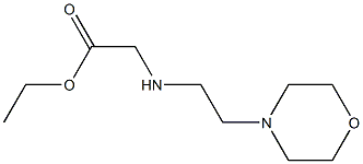 (2-MORPHOLIN-4-YL-ETHYLAMINO)-ACETIC ACID ETHYL ESTER,,结构式