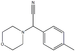 (4-METHYLPHENYL)(MORPHOLIN-4-YL)ACETONITRILE,,结构式