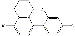 1-(2,4-DICHLOROBENZOYL)PIPERIDINE-2-CARBOXYLIC ACID Structure