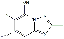 2,6-DIMETHYL[1,2,4]TRIAZOLO[1,5-A]PYRIDINE-5,7-DIOL Structure