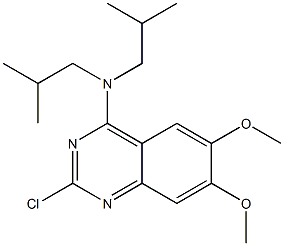  2-CHLORO-N,N-DIISOBUTYL-6,7-DIMETHOXYQUINAZOLIN-4-AMINE