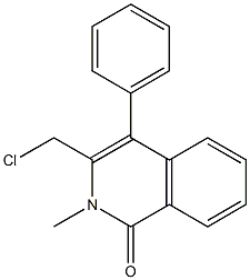  3-(CHLOROMETHYL)-2-METHYL-4-PHENYLISOQUINOLIN-1(2H)-ONE